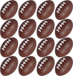 Anapoliz mini foam footballs sixteen piece pack front view showcasing realistic brown texture and sports theme design