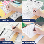 Pacific Arc Ames Lettering Guide for Lettering, Writing, Architecture, and Drawing - Image 9