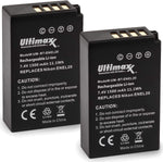 Ultimaxx AC/DC Rapid Home & Travel Charger with 2X EN-EL20 Extended Life Battery (1500mAh / 7.4V / 11.1Wh) for Nikon Coolpix P1000, DL24-500, Coolpix A, 1 AW1, 1 J1, 1 J2, 1 J3, 1 S1, 1 V3 - Image 4