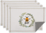 DII Bumblebee Checkered Kitchen Collection, Napkin Set, 20x20, Bee Kind Gingham, 6 Piece - Image 13