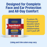 Farnam SuperMask II Horse Fly Mask WITH EARS, Extended Coverage Equine Fly Protection, Protects Eyes from Insects, Debris & UV, Adjustable Throat Latch, Plush Fleece Trim, Average Size - Image 4