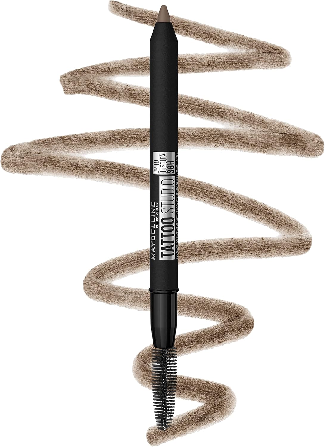 Maybelline TattooStudio Waterproof Eyebrow Pencil, Sharpenable, Longwear, Long Lasting, Pigmented Eyebrow Pencil for Defined Brows, Medium Brown, 1 Count - Image 9