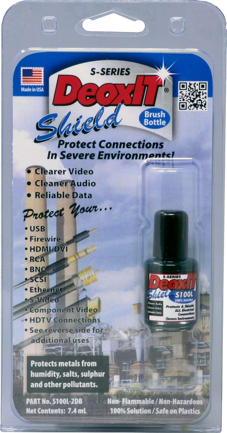 CAIG Laboratories DeoxIT SHIELD liquid contact protector front view for electronic maintenance.
