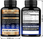 NutraHarmony magnesium glycinate capsule supplement facts label