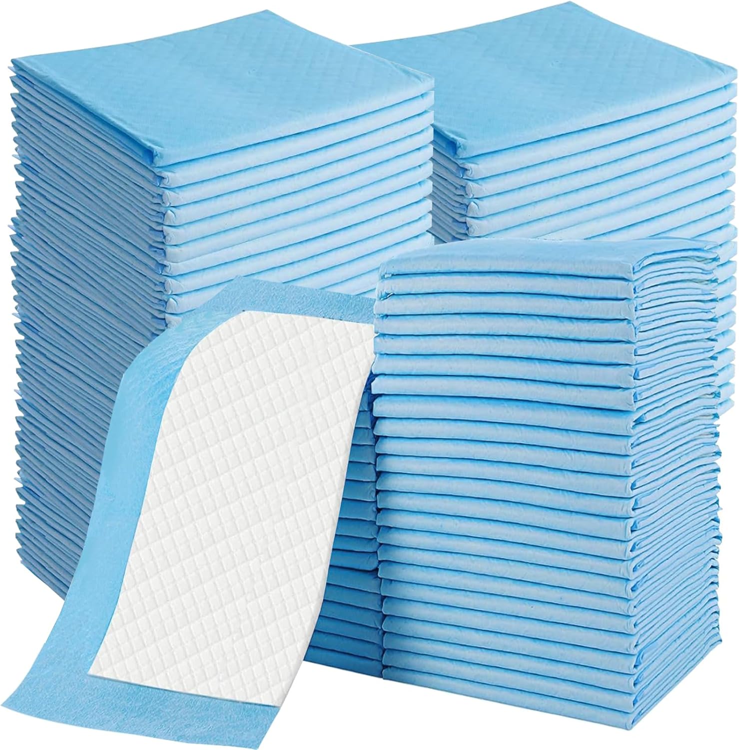 Smilixin 100 Pack Disposable Changing Pad front view showing packaging