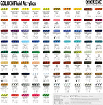 GOLDEN professional acrylic paint bottle studio shot