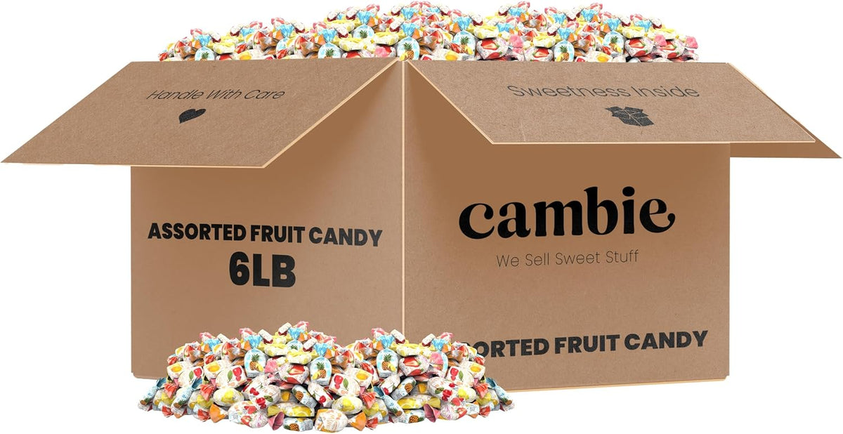 Strawberry Hard Candy Individually Wrapped by Cambie, 2 lbs of Strawberry Candy with a Deliciously Sweet Hard Exterior with a Soft, Fruit-Filled Center - Image 15