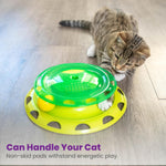 Catstages Catnip Chaser Track packaging and included accessories