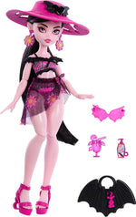 Monster High Scare-adise Island Draculaura Doll with Swimsuit, Sarong & Beach Accessories Like Hat, Sunscreen & Tote - Image 5