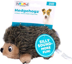 Outward Hound small hedgehog dog toy showing brown textured back