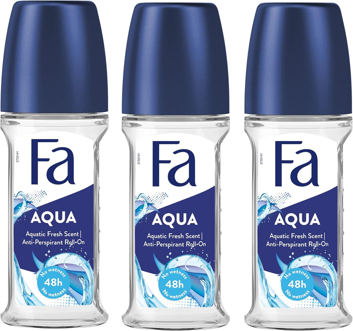 Fa roll-on deodorant aqua front view authentic personal care