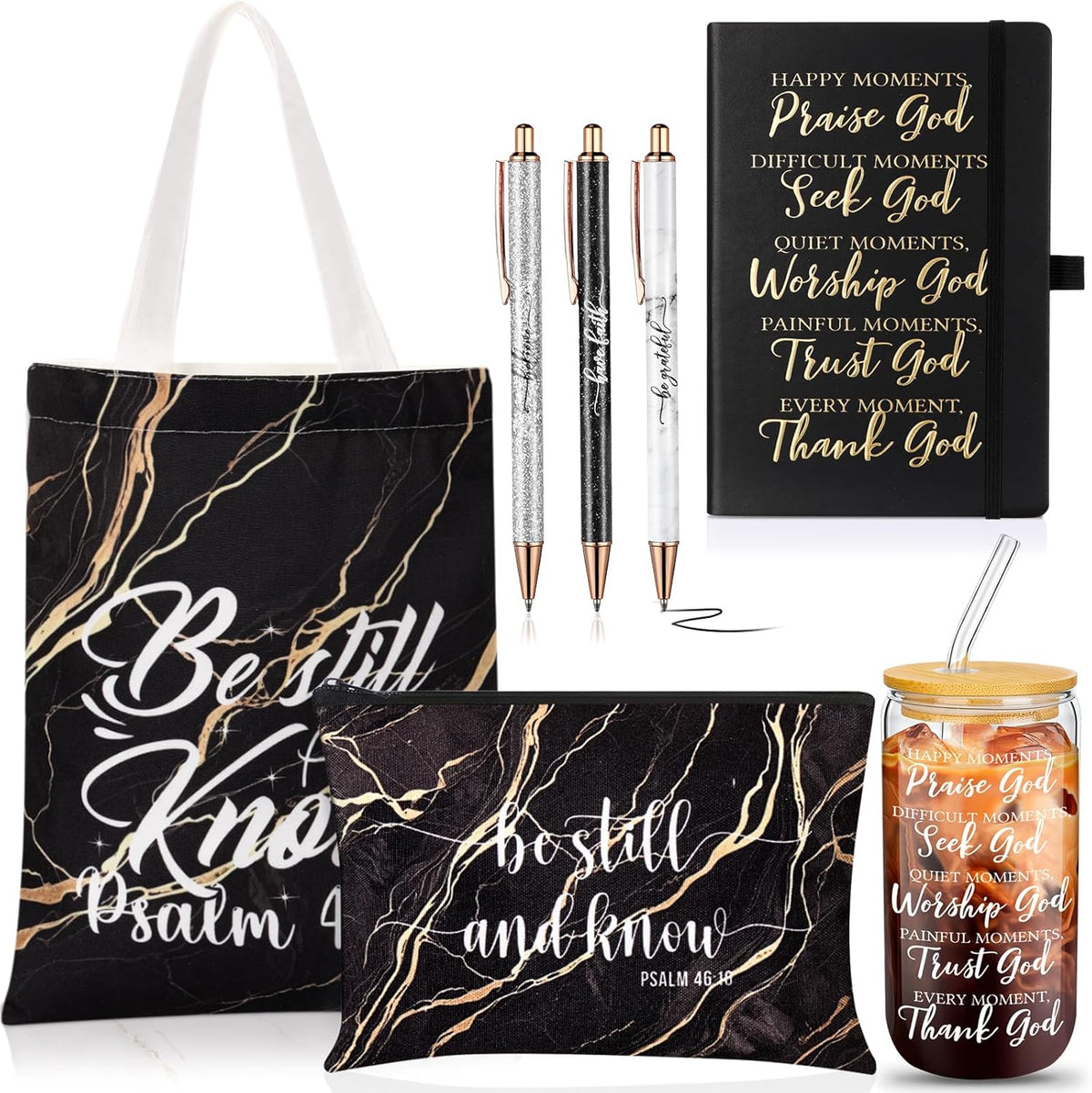 Funnymoom 7 Piece Christian Gift Set full collection overview
