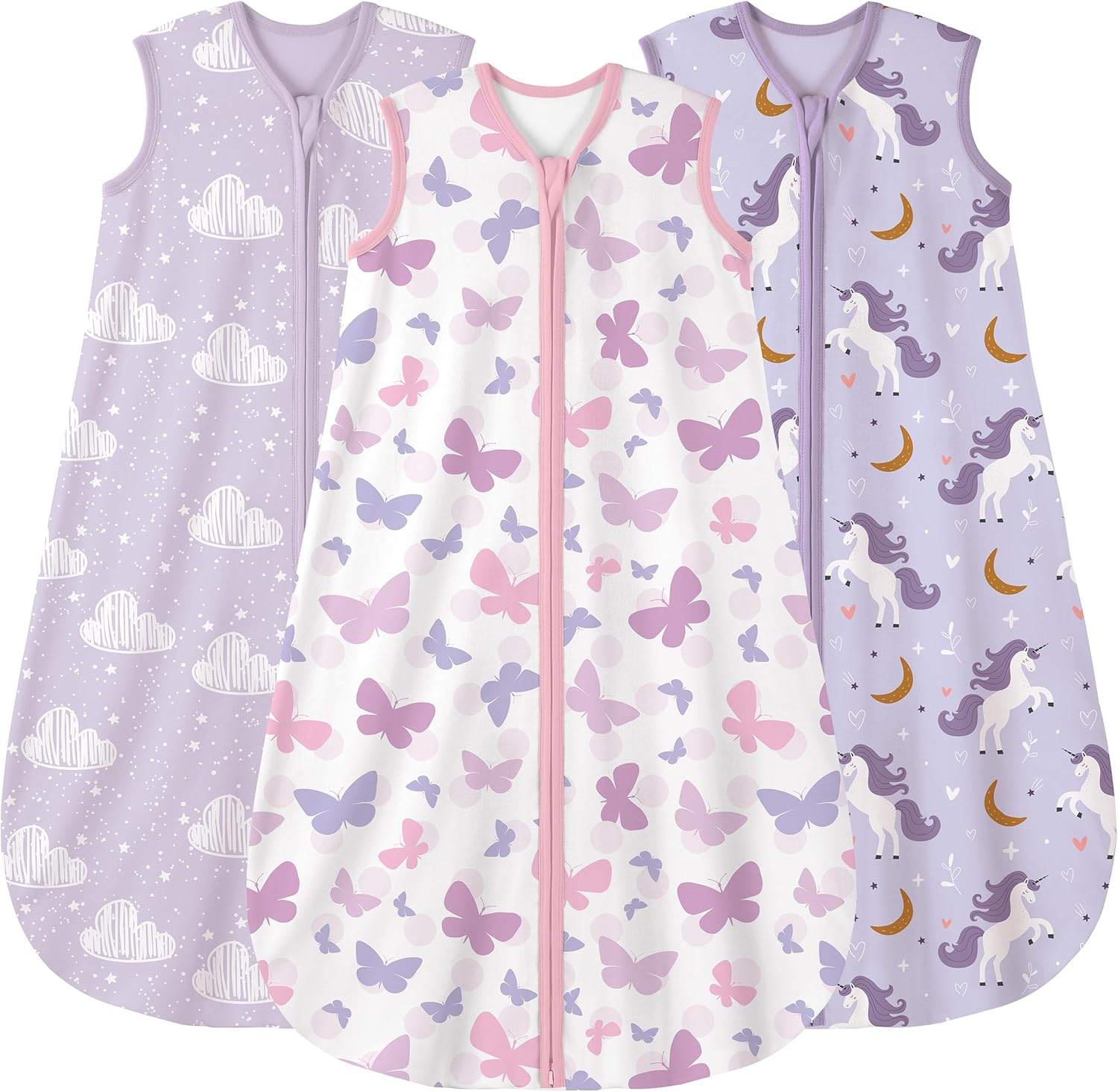 Yoofoss baby sleep sack 3 pack front view