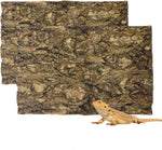 Tfwadmx 2PCS Thickened Cork Terrarium Bark Background, 11.8"x11.8" Natural Cork Bark for Reptiles Bearded Dragon Climbing Mat Reptile Climbing Wall Terrarium Background Decor for Lizard Gecko Snake - Image 9