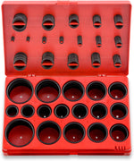 Neiko rubber o-ring assortment kit front view with red storage case