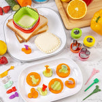 Nifogo sandwich maker set for school lunch preparation