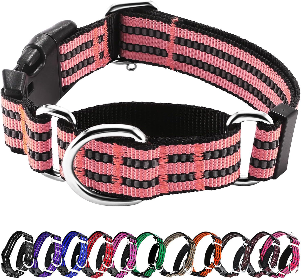 Martingale Collar for Dogs,Reflective Escape Proof,Blue,S | No Pull Without Choking,Soft Nylon With Quick Release Buckle,Adjustable No Slip,Reflective Strip for Night Walks - Image 15