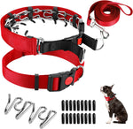 Prong Training Collar with Comfort Tips and Quick Release Snap Buckle - Dog Choke Pinch Collar with Nylon Cover - Image 11