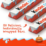 Kinder Milk Chocolate Bars pack of twenty details
