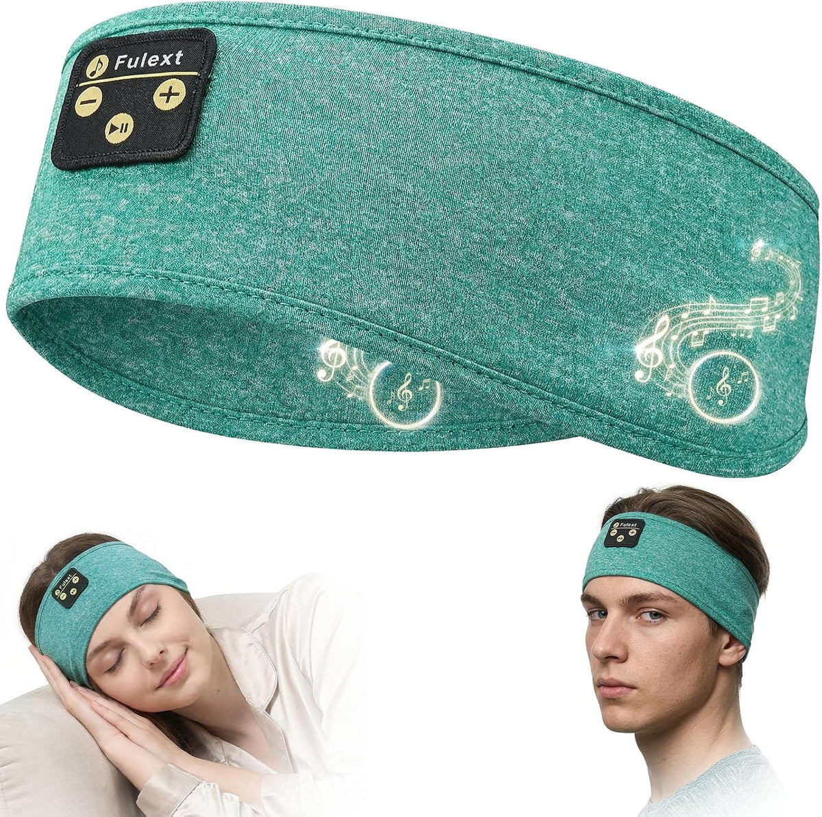 Sleep Headphones, Wireless Sports Headband Headphones for Sleeping | Ultra-Thin Stereo Speakers for Side Sleeper, Bluetooth 5.4 Tech, 14H Long Battery Life, Soft Headband Earphones for Men Women - Image 10