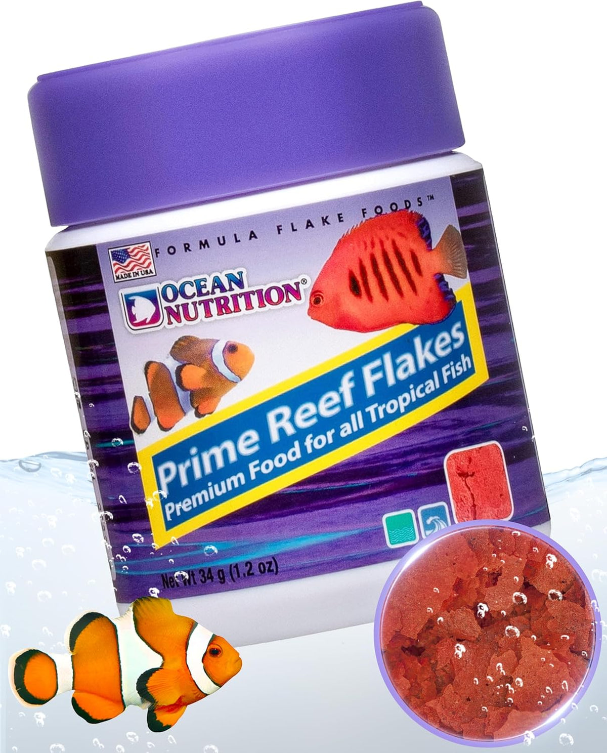 Ocean Nutrition Prime Reef Flakes 5.5-Ounces (154 Grams) Jar - Image 7