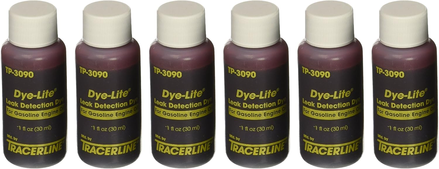 Tracer Products gas engine oil leak detection dye bottle front view