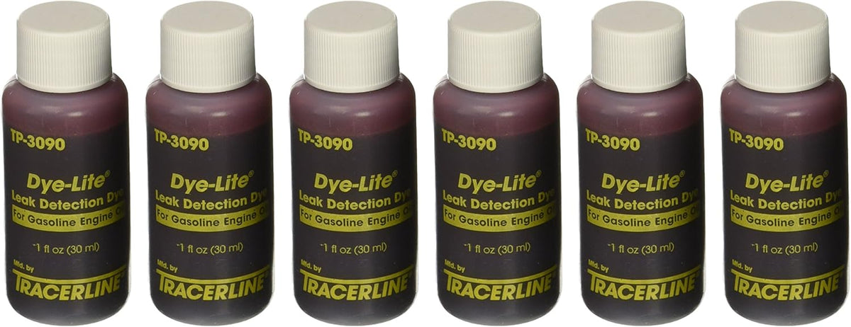 Tracer Products gas engine oil leak detection dye bottle front view