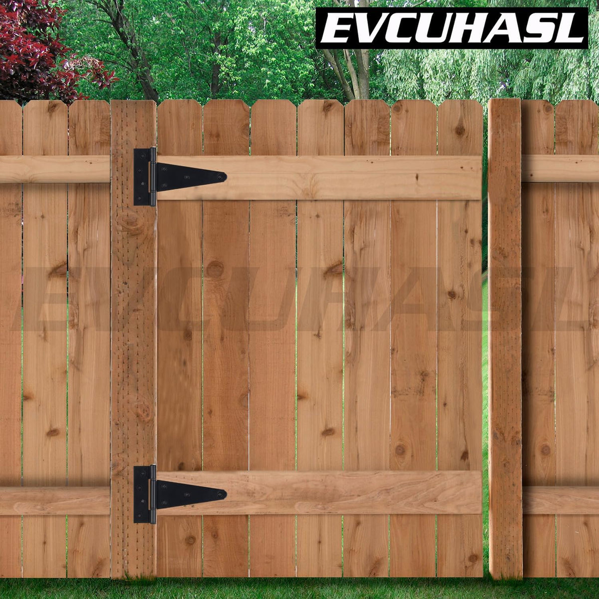 EVCUHASL wooden fence hardware components