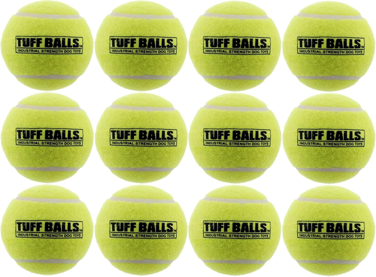 PetSport Mini Tuff Ball - Tennis Balls for Small Dogs, Great for Boredom and Aggressive Chewers, Interactive, Certified Non-Toxic, Won't Wear Down Teeth - 1.5" (Pack of 2) - Image 9