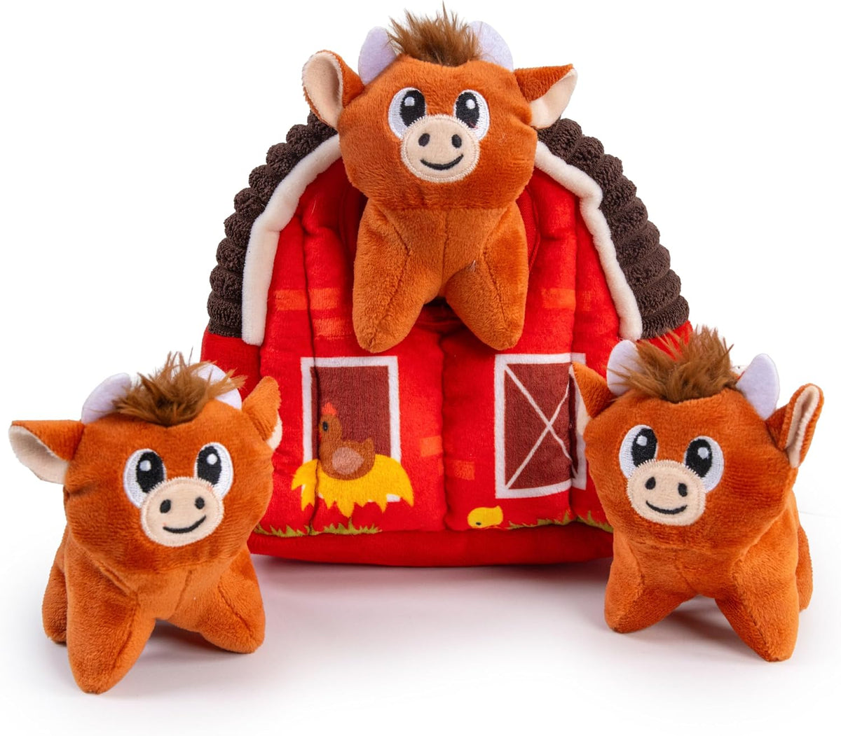 Outward Hound Hide-A-Birthday-Cake Dog Toy - Interactive 2in1 Plush Puzzle with 3 Squeaky Removable Candles - Image 14