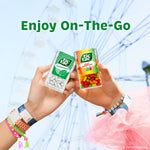 Tic Tac Freshmints side view of the rattle top pocket container showing gluten free text