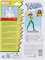 Marvel Legends Jean Grey X-Factor action figure back view packaging
