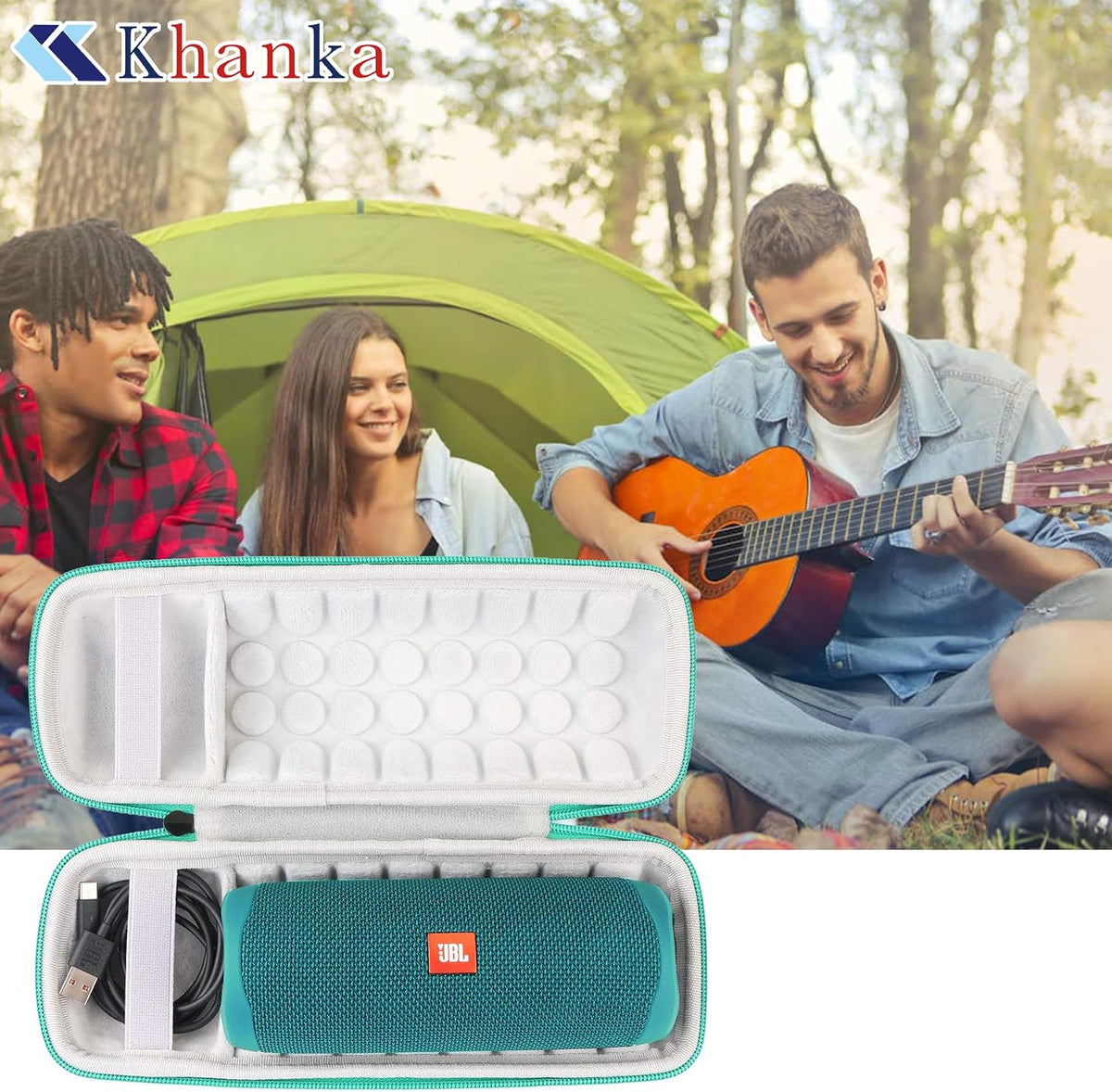 Khanka travel case packaged and ready for portable outdoor use