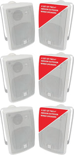 Dual Electronics LU43PB 4" 3-Way Indoor Outdoor Wired Speakers Weatherproof - Image 13