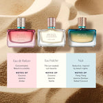 Authentic Estée Lauder Bronze Goddess EDP spray packaging detail view.