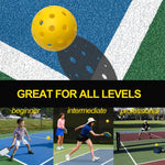 AMYPUK yellow pickleball texture and material detail
