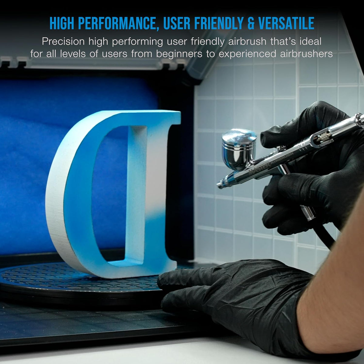 Master Airbrush cutaway handle design for easy needle cleaning