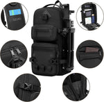 OZUKO tactical shoulder bag multi-layer internal storage compartment