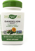 Nature's Way Dandelion Root front view herbal supplement bottle