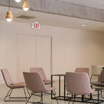 Hubbell safety light ceiling installation view