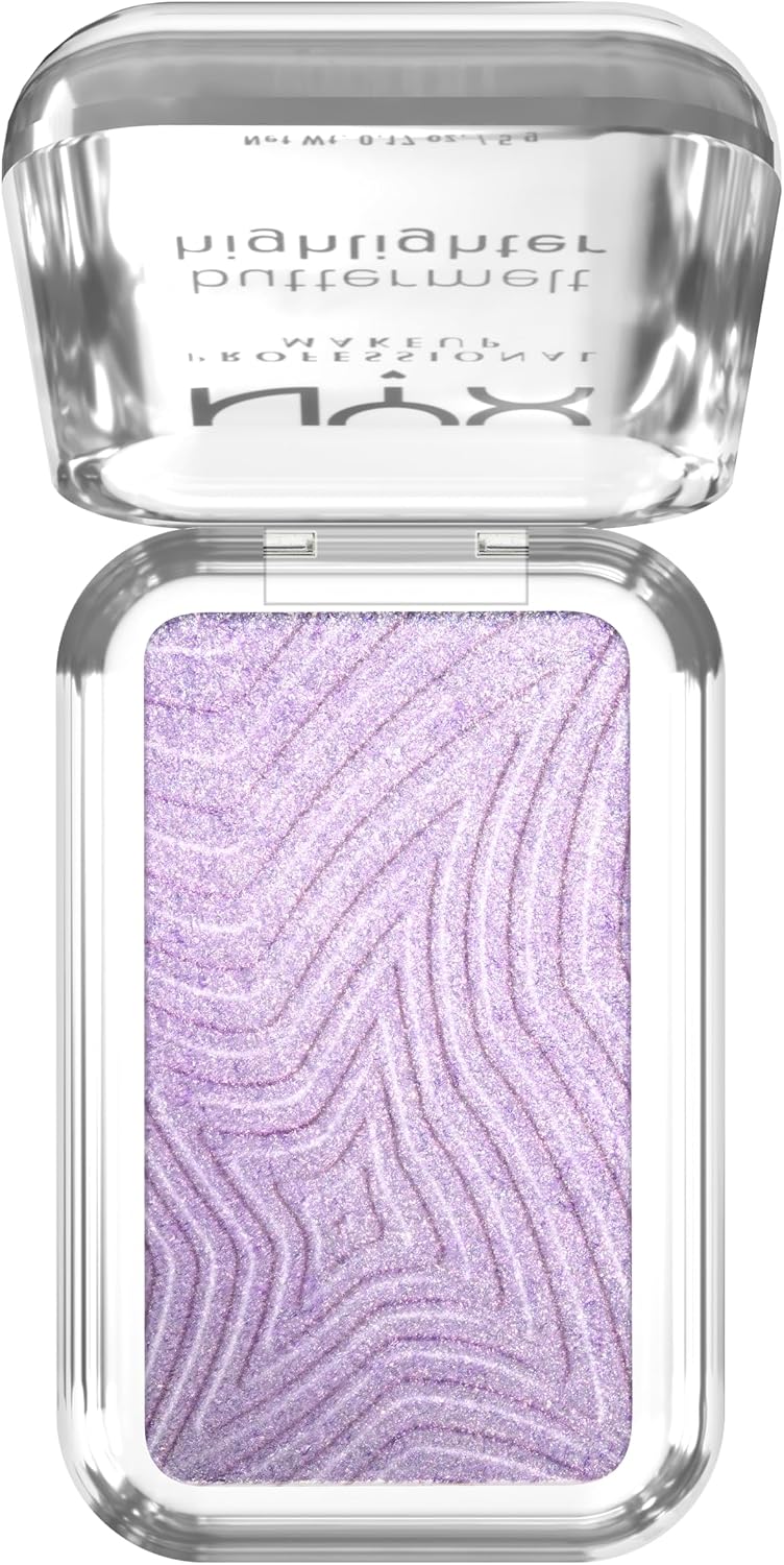 NYX PROFESSIONAL MAKEUP Buttermelt Highlighter, Powder Highlighter Makeup, With Up to 12H Wear and High Impact Glow - 40 No 1 Butta (Holographic Lavender) - Image 11