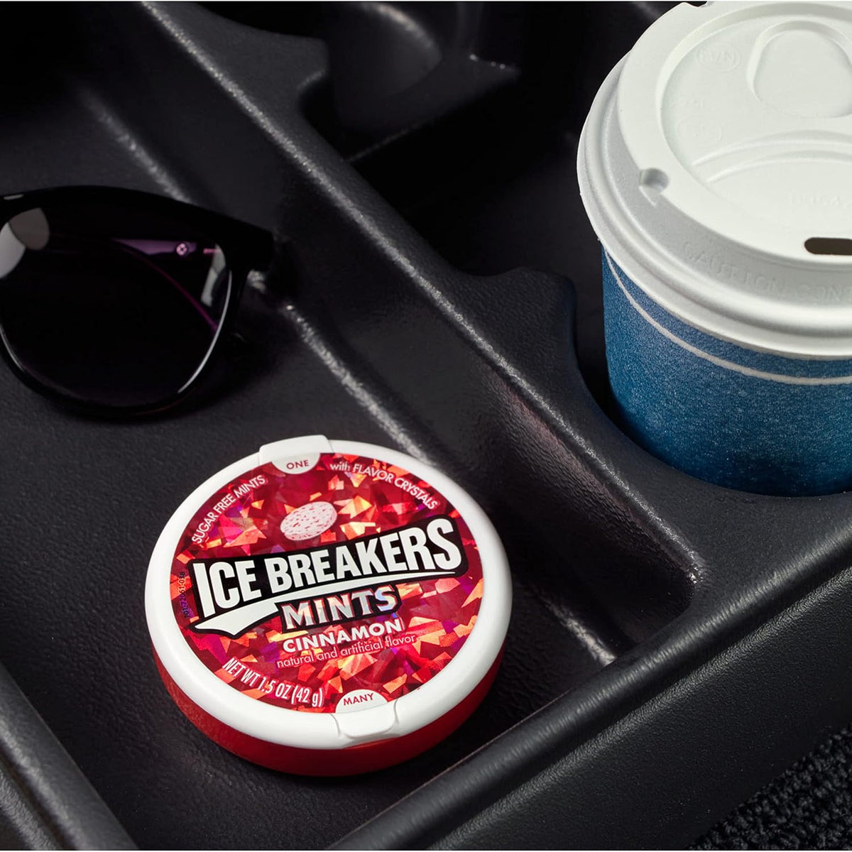 Ice Breakers Cinnamon Sugar Free Mints Tins, 1.5 oz (8 Count) - Image 5