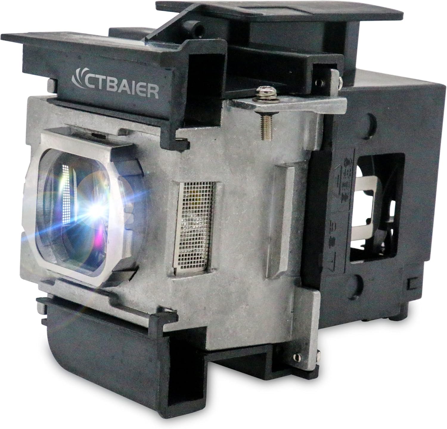CTBAIER ET LAA110 replacement projector lamp front view showing premium housing assembly