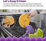 Catstages slow feeder disassembled for easy cleaning