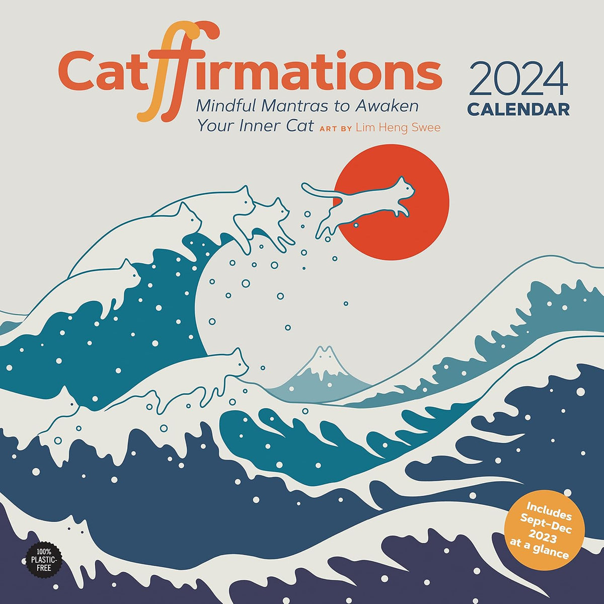 Catffirmations 2024 Wall Calendar - Image 1