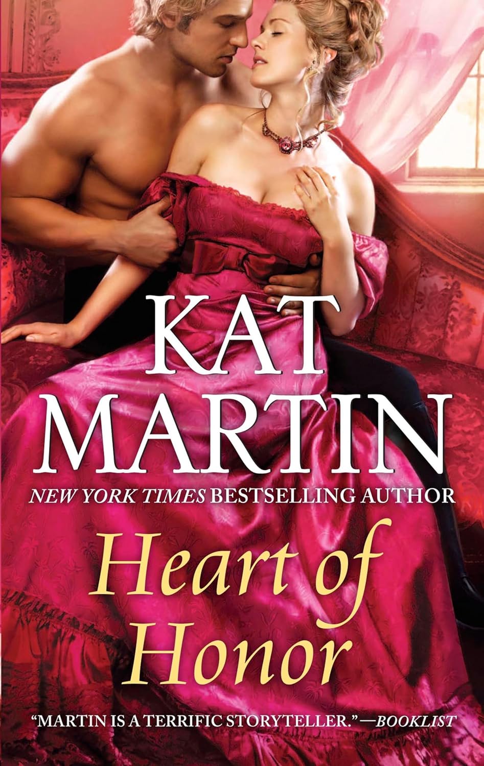 Kat Martin Heart of Honor book cover front view historical romance novel