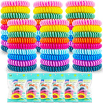 BuggyBands 54 pack mosquito repellent bracelets front view