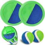 Jalunth ball catch set with two paddles and two balls