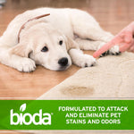 Bioda enzyme cleaner for dog and cat urine removal