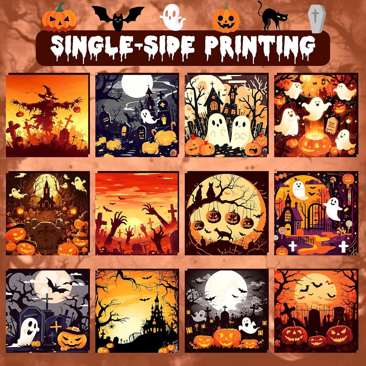 Jubite 6x6 inches decorative craft paper stacked layout